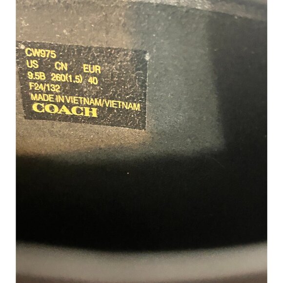 Coach Daria Moto Boot. Tall - Picture 3 of 7